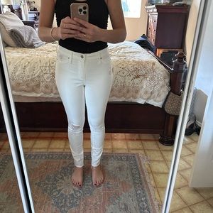 Universal thread white high rise jeggings size 4
